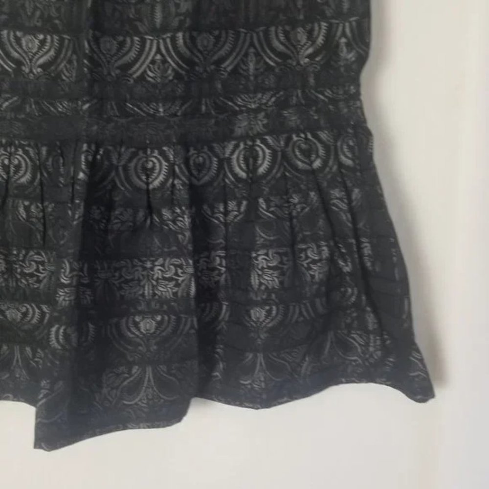 Harold's Floral Midi Fit Flare Skirt Size 2 (239) - image 6